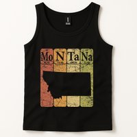 Montana Periodic Table Elements State Of Montana Map Tank Top