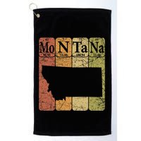 Montana Periodic Table Elements State Of Montana Map Golf Towel