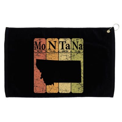 Montana Periodic Table Elements State Of Montana Map Grommeted Golf Towel