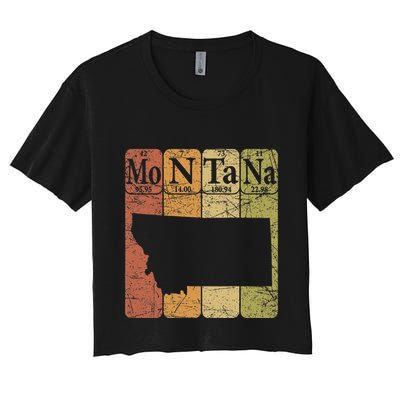 Montana Periodic Table Elements State Of Montana Map Crop Top