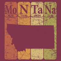 Montana Periodic Table Elements State Of Montana Map 16oz Travel Tumbler