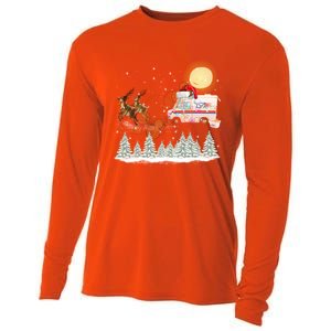 Mail Postal Truck Mail Carrier Xmas Funny Christmas Gift Meaningful Gift Cooling Performance Long Sleeve Crew