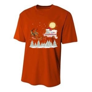 Mail Postal Truck Mail Carrier Xmas Funny Christmas Gift Meaningful Gift Performance Sprint T-Shirt