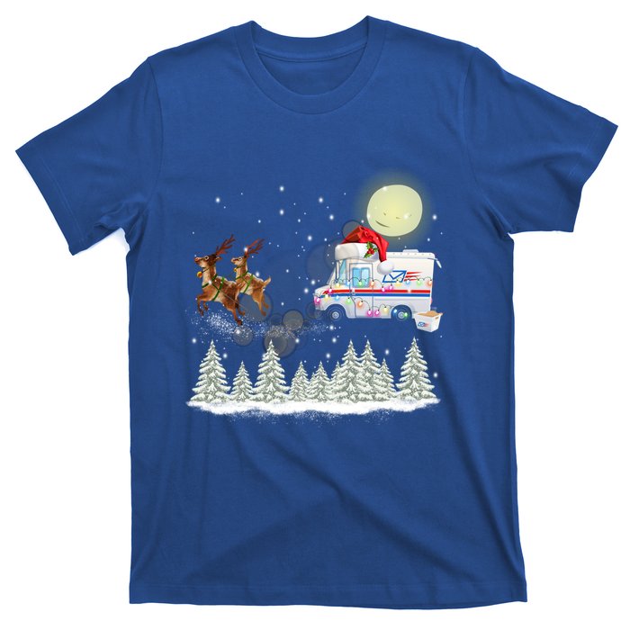 Mail Postal Truck Mail Carrier Xmas Funny Christmas Gift Meaningful Gift T-Shirt