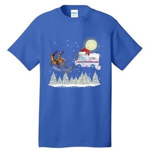 Mail Postal Truck Mail Carrier Xmas Funny Christmas Gift Meaningful Gift Tall T-Shirt