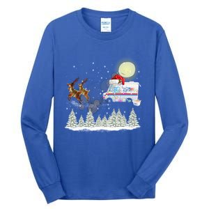 Mail Postal Truck Mail Carrier Xmas Funny Christmas Gift Meaningful Gift Tall Long Sleeve T-Shirt