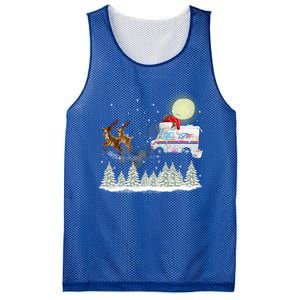 Mail Postal Truck Mail Carrier Xmas Funny Christmas Gift Meaningful Gift Mesh Reversible Basketball Jersey Tank