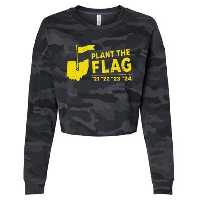 Michigan Plant The Flag 21 22 23 24 Lovers Cropped Pullover Crew