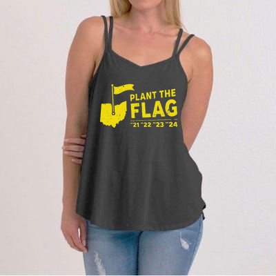 Michigan Plant The Flag 21 22 23 24 Lovers Women's Strappy Tank