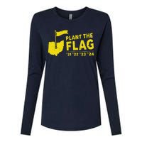 Michigan Plant The Flag 21 22 23 24 Lovers Womens Cotton Relaxed Long Sleeve T-Shirt