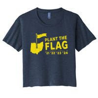 Michigan Plant The Flag 21 22 23 24 Lovers Women's Crop Top Tee