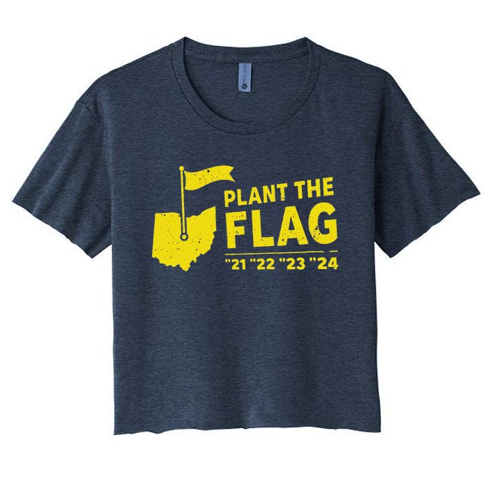 Michigan Plant The Flag 21 22 23 24 Lovers Women's Crop Top Tee