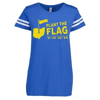 Michigan Plant The Flag 21 22 23 24 Lovers Enza Ladies Jersey Football T-Shirt