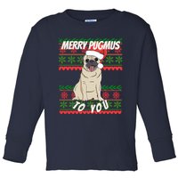 Merry Pubmus To You Christmas Toddler Long Sleeve Shirt