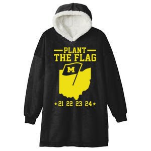 Michigan Plant The Flag 21 22 23 24 Hooded Wearable Blanket