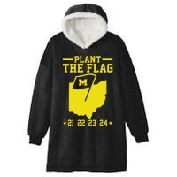 Michigan Plant The Flag 21 22 23 24 Hooded Wearable Blanket