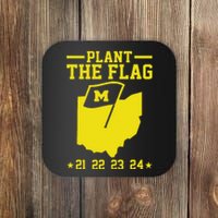 Michigan Plant The Flag 21 22 23 24 Coaster