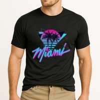Miami Palm Trees Vaperwave Synthwave 80s Style Retro Performance Shirt