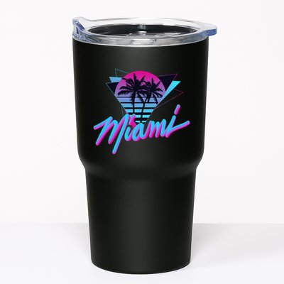 Miami Palm Trees Vaperwave Synthwave 80s Style Retro Tumbler