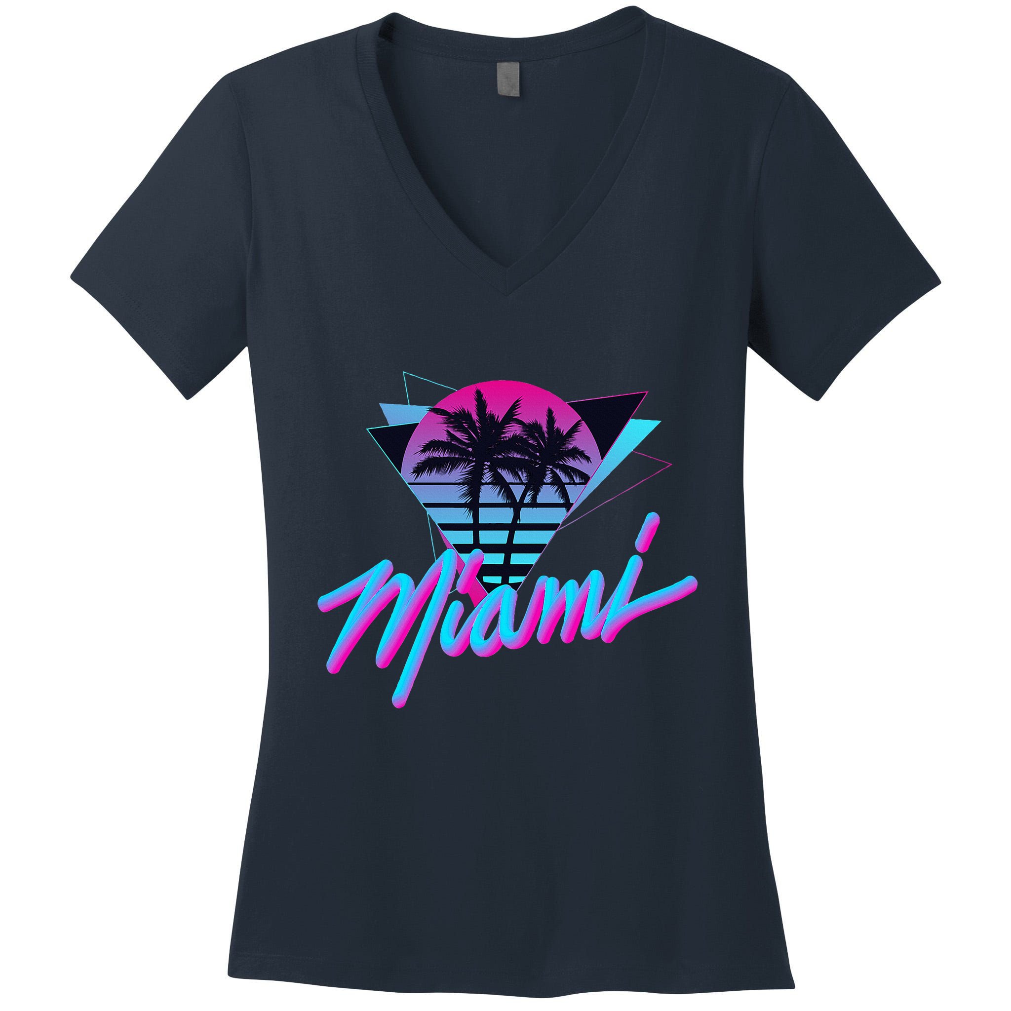 Miami Palm Trees Vaperwave Synthwave 80s Style Retro Kids