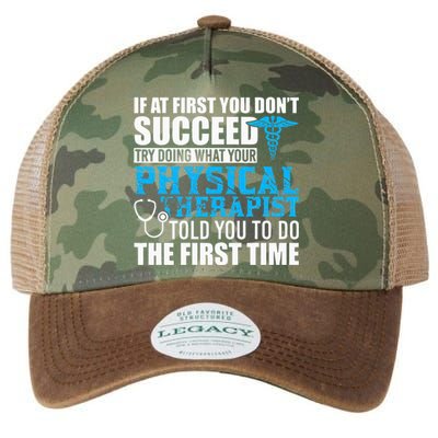 Motivational Physical Therapist Patients Legacy Tie Dye Trucker Hat