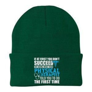 Motivational Physical Therapist Patients Knit Cap Winter Beanie