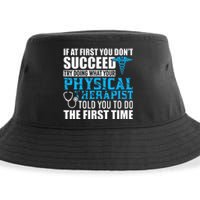 Motivational Physical Therapist Patients Sustainable Bucket Hat