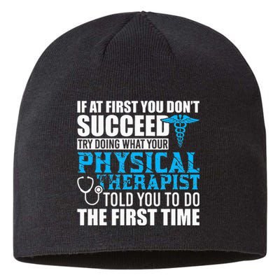 Motivational Physical Therapist Patients Sustainable Beanie