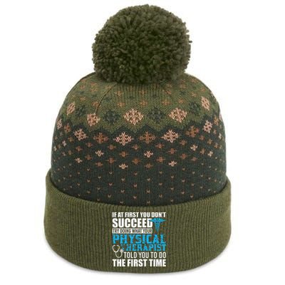 Motivational Physical Therapist Patients The Baniff Cuffed Pom Beanie