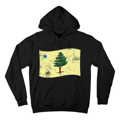 Maine Pine Tree Flag 1901 – First State Flag Hoodie