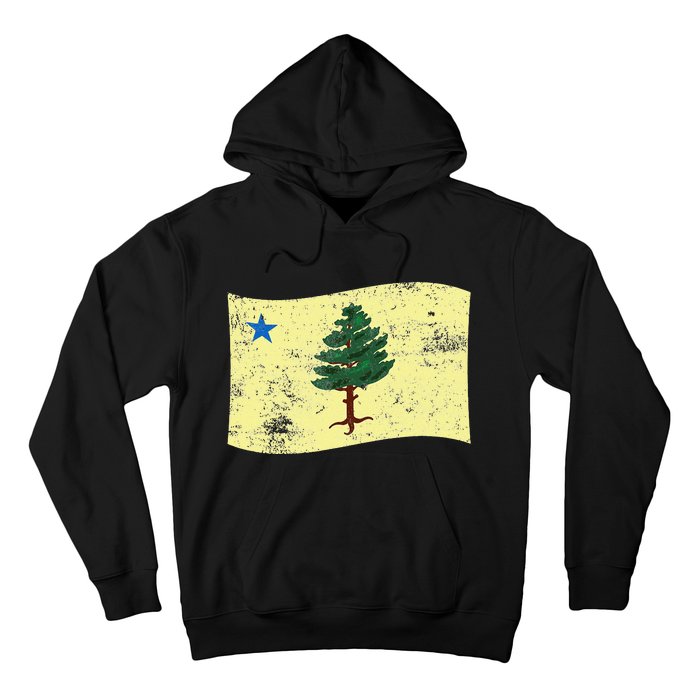 Maine Pine Tree Flag 1901 – First State Flag Hoodie