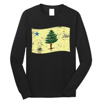 Maine Pine Tree Flag 1901 – First State Flag Long Sleeve Shirt