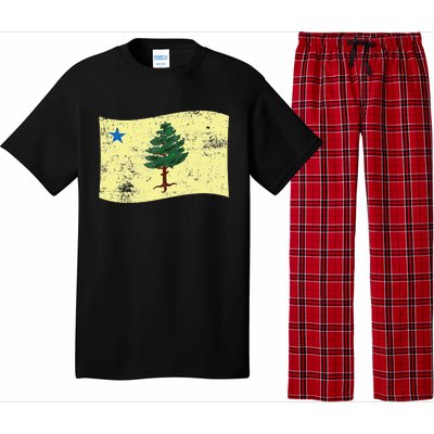 Maine Pine Tree Flag 1901 – First State Flag Pajama Set