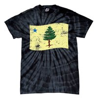 Maine Pine Tree Flag 1901 – First State Flag Tie-Dye T-Shirt