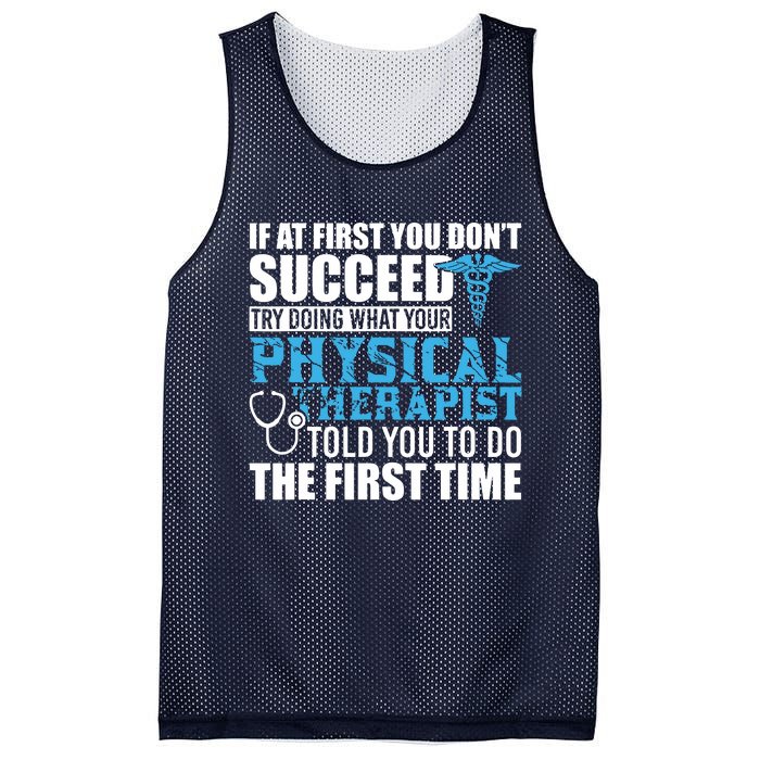 Motivational Physical Therapist Patients Mesh Reversible Basketball Jersey Tank