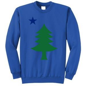 Maine Pine Tree State Flag Pride Patriotic Cool Gift Sweatshirt