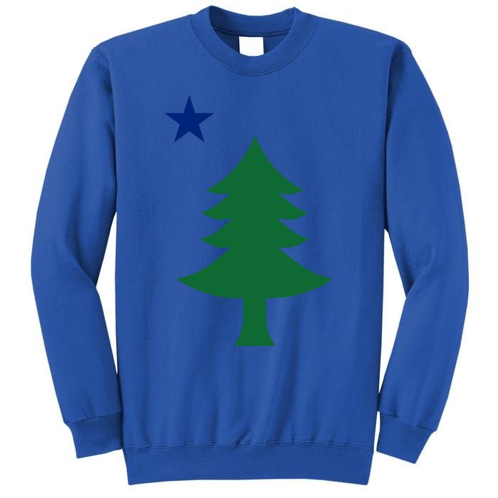 Maine Pine Tree State Flag Pride Patriotic Cool Gift Sweatshirt