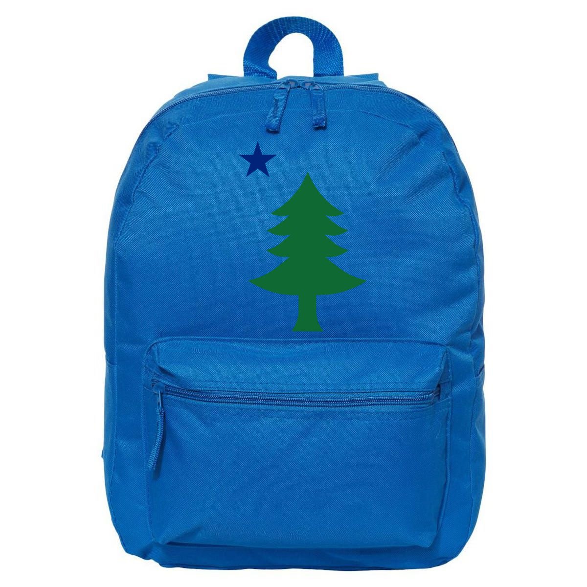 Maine Pine Tree State Flag Pride Patriotic Cool Gift 16 in Basic Backpack