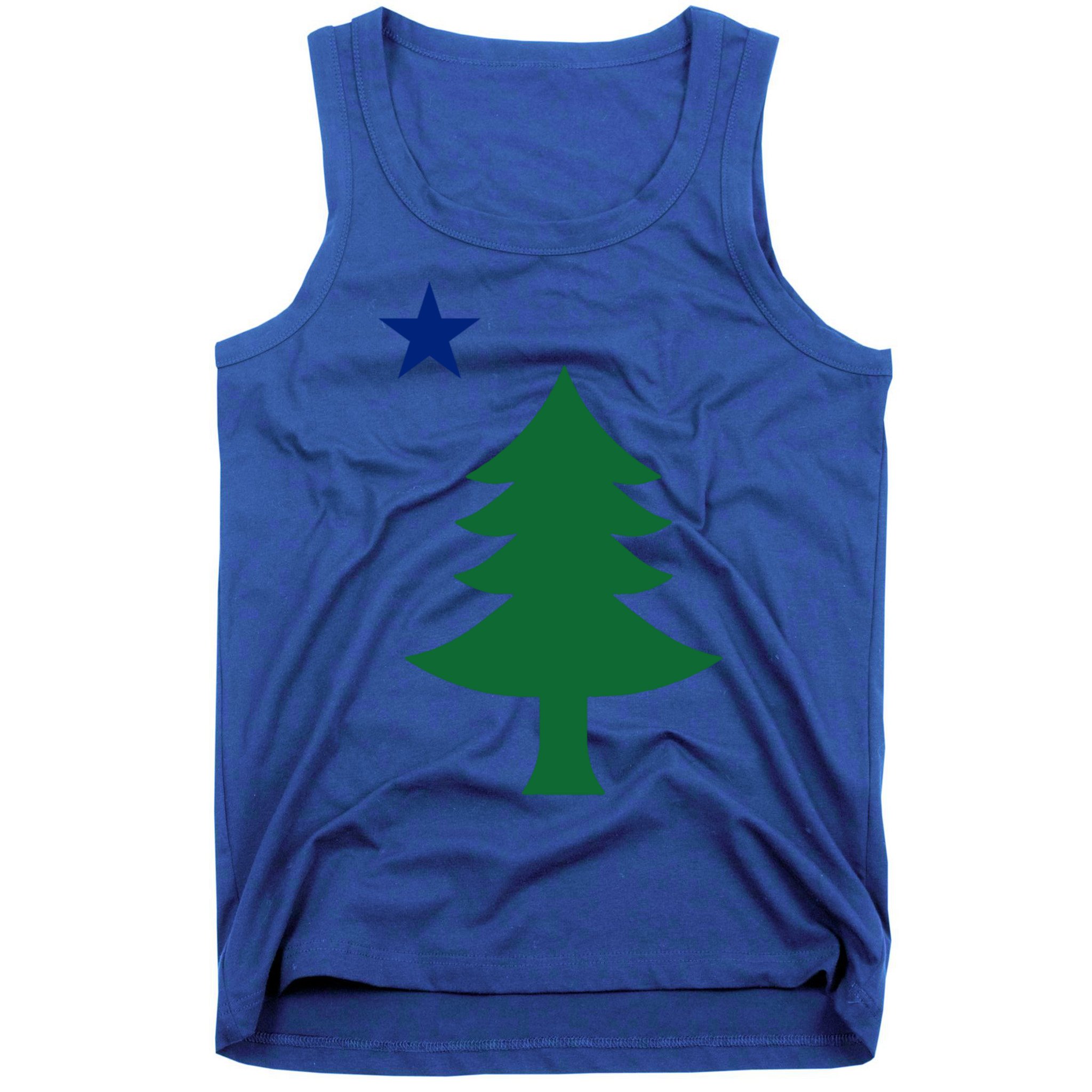 Maine Pine Tree State Flag Pride Patriotic Cool Gift Tank Top