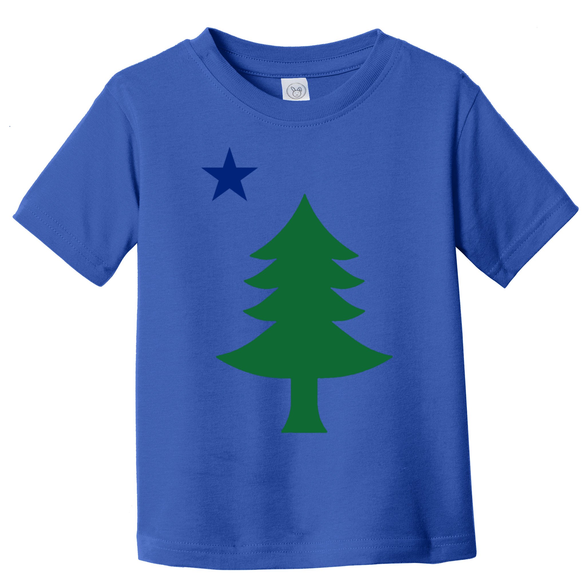 Maine Pine Tree State Flag Pride Patriotic Cool Gift Toddler T-Shirt