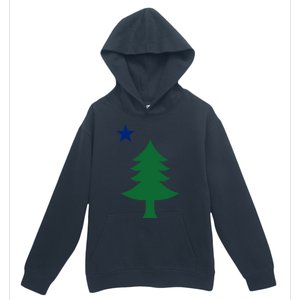 Maine Pine Tree State Flag Pride Patriotic Cool Gift Urban Pullover Hoodie