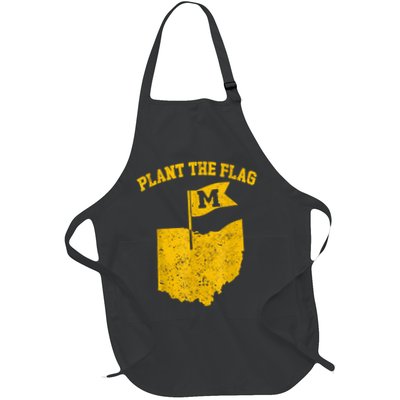 Michigan Plant The Flag Yellow Michigan Map Apron