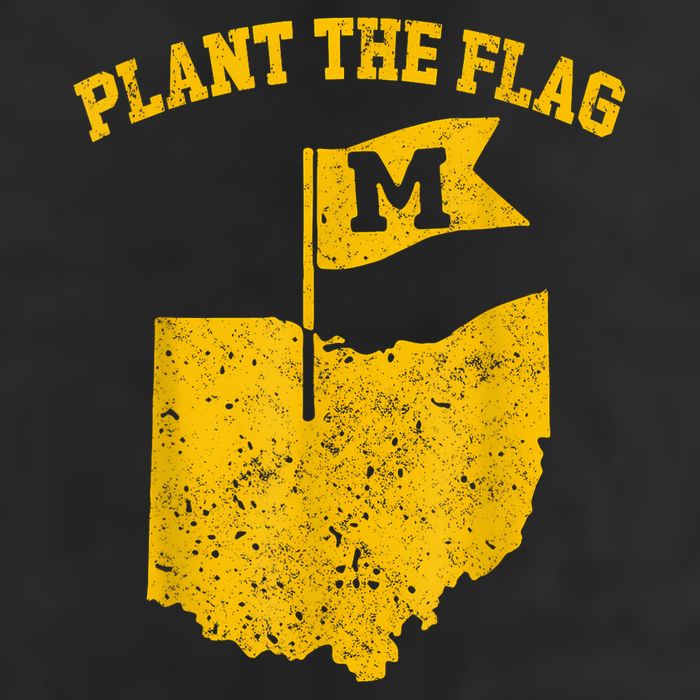 Michigan Plant The Flag Yellow Michigan Map Adult Drive Performance Visor
