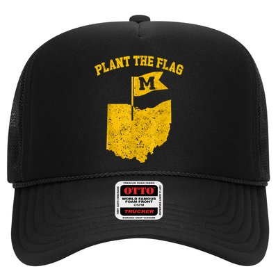 Michigan Plant The Flag Yellow Michigan Map Hat