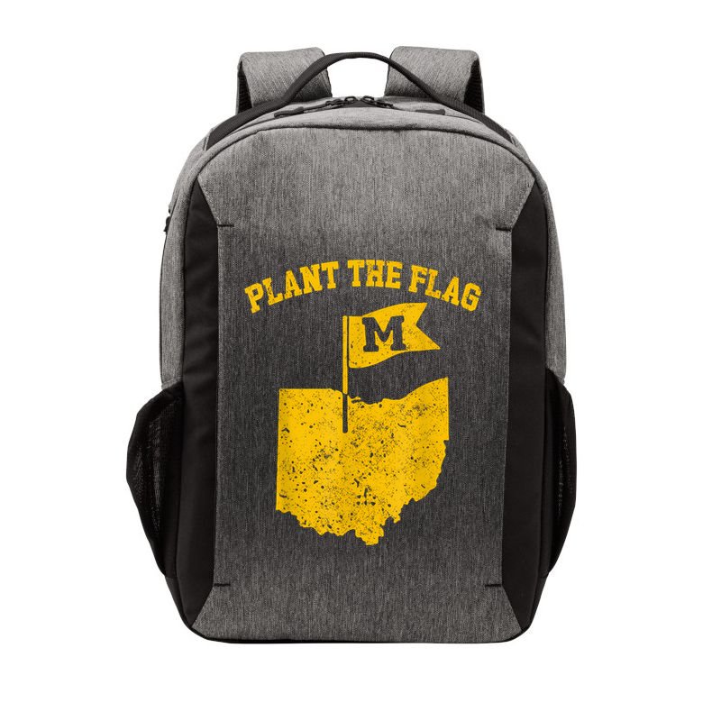 Michigan Plant The Flag Yellow Michigan Map Vector Backpack