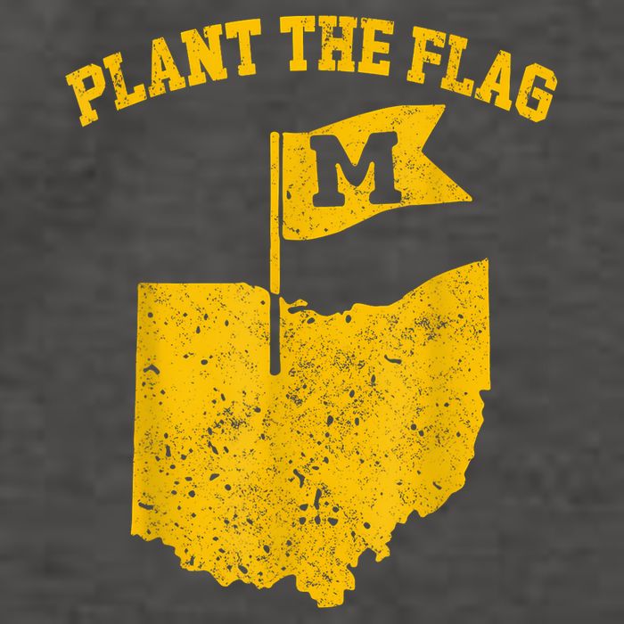 Michigan Plant The Flag Yellow Michigan Map Vector Backpack