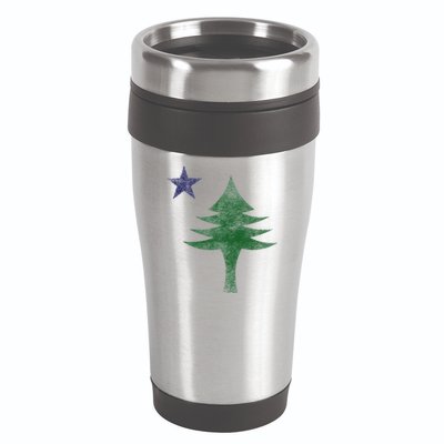 Maine Pine Tree Flag Big Style – Modern 1901 State Flag 16oz Travel Tumbler