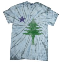 Maine Pine Tree Flag Big Style – Modern 1901 State Flag Tie-Dye T-Shirt