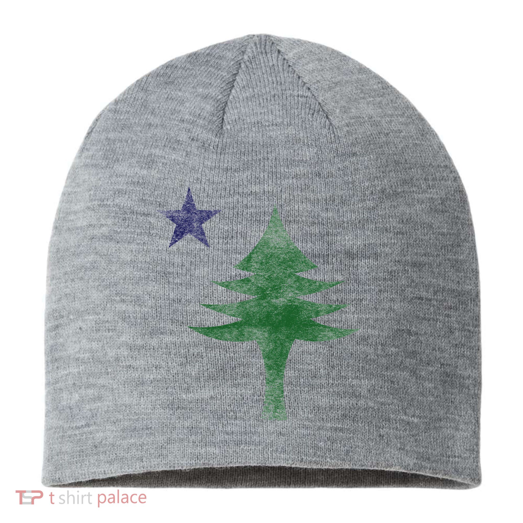 Maine Pine Tree Flag Big Style – Modern 1901 State Flag Sustainable Beanie
