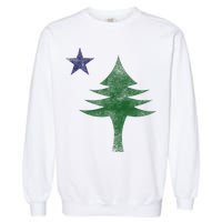 Maine Pine Tree Flag Big Style – Modern 1901 State Flag Garment-Dyed Sweatshirt